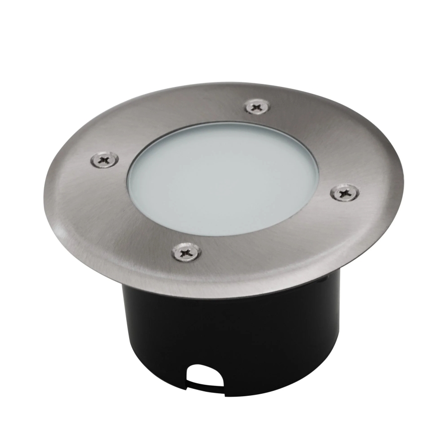 LED Driveway light MIVO LED/3W/230V d. 12 cm IP67 matte chrome