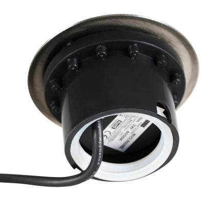 LED Driveway light MIVO LED/3W/230V d. 12 cm IP67 matte chrome