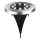 LED Driveway solar light SOLLY LED/1,2V 6500K d. 11,5 cm 300 mAh IP44 matte chrome