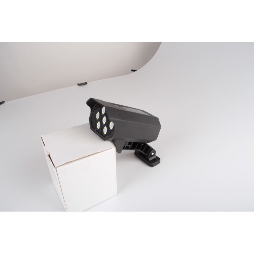 LED Dummy security camera with sensor and with a solar panel LED/5W/5,5V IP65 + remote control