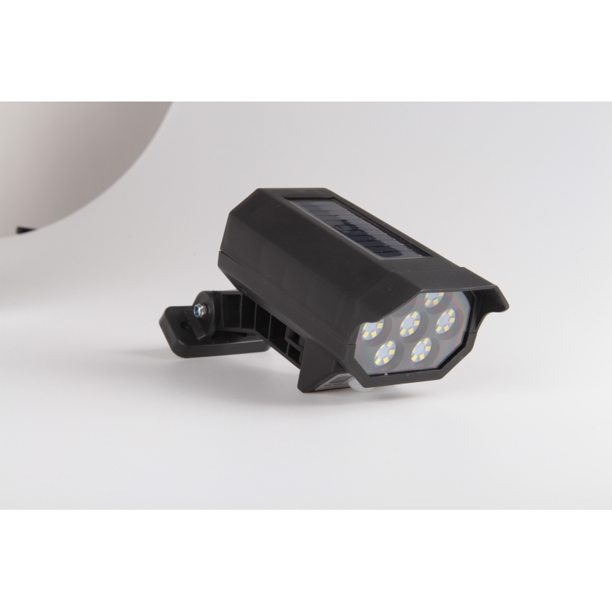 LED Dummy security camera with sensor and with a solar panel LED/5W/5,5V IP65 + remote control
