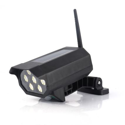LED Dummy security camera with sensor and with a solar panel LED/5W/5,5V IP65 + remote control