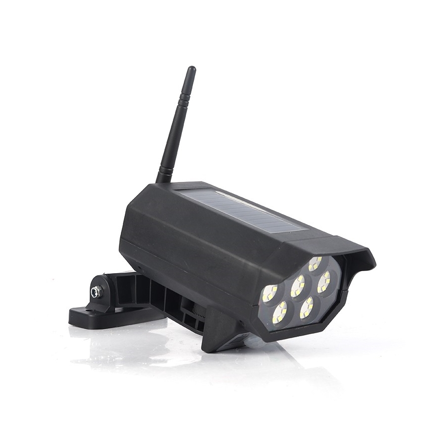LED Dummy security camera with sensor and with a solar panel LED/5W/5,5V IP65 + remote control