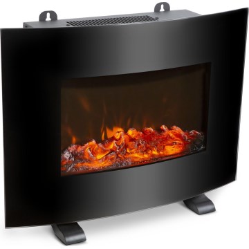LED Electric Fireplace with Heater LED/2000W/230V + Remote Control