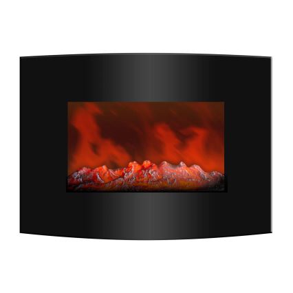 LED Electric Fireplace with Heater LED/2000W/230V + Remote Control