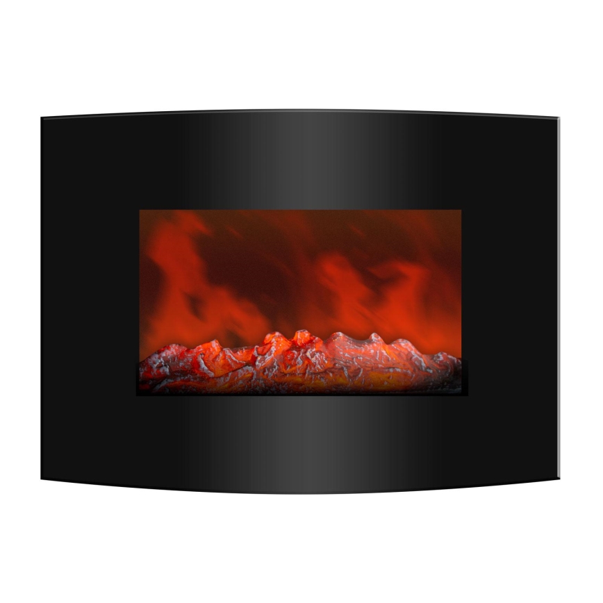 LED Electric Fireplace with Heater LED/2000W/230V + Remote Control