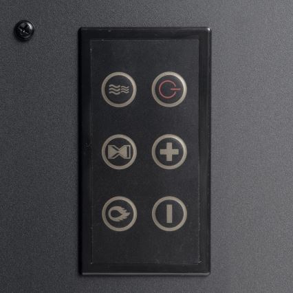 LED Electric Fireplace with Heater LED/2000W/230V + Remote Control