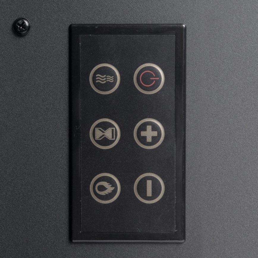 LED Electric Fireplace with Heater LED/2000W/230V + Remote Control