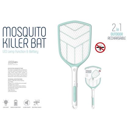 LED Electric insect zapper 1200 mAh/4,2V