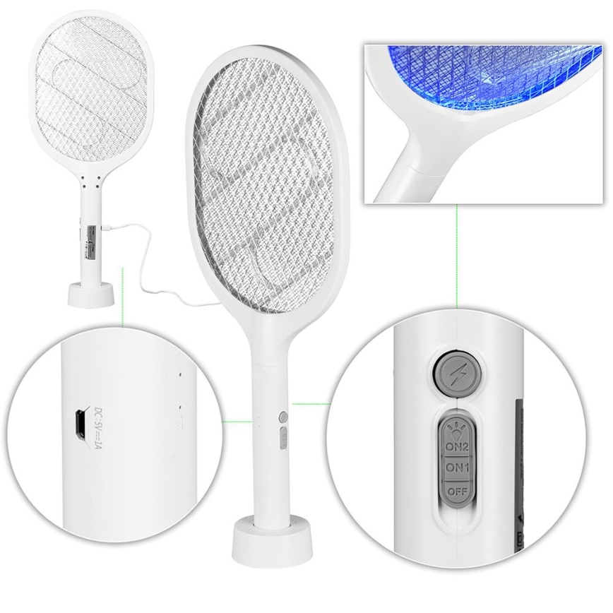 LED Electric insect zapper 2in1 800 mAh/5V