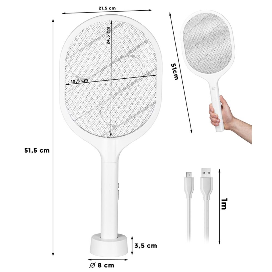 LED Electric insect zapper 2in1 800 mAh/5V