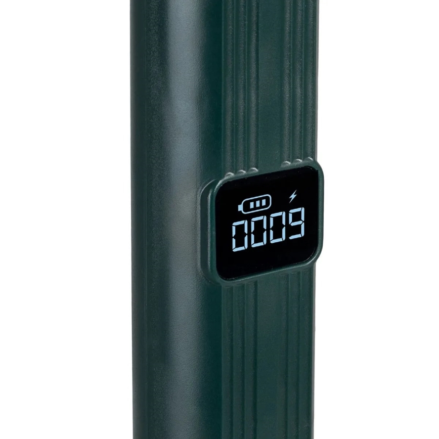 LED Electric insect zapper 2in1 with LCD display 1200 mAh/5V green