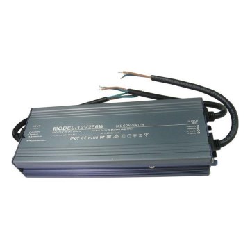 LED Electronic transformer 250W/12V IP67
