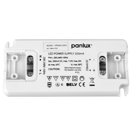 LED Electronic transformer DRIVER 6W/350mA/230V