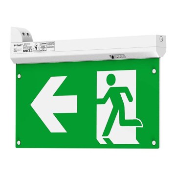 LED Emergency light EMERGENCY EXIT LED/2,5W/230V 4in1 6000K