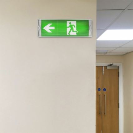 LED Emergency light EMERGENCY EXIT LED/3W/230V 6400K IP65