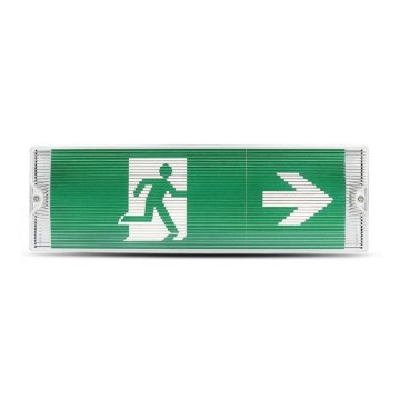 LED Emergency light EMERGENCY EXIT LED/3W/230V IP65 6000K 1200mAh