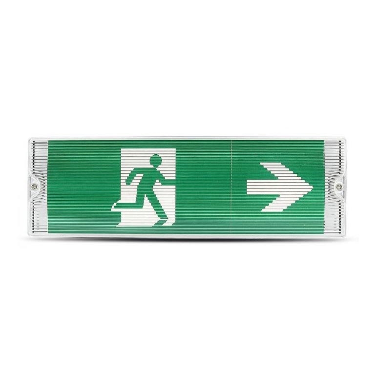 LED Emergency light EMERGENCY EXIT LED/3W/230V IP65 6000K 1200mAh