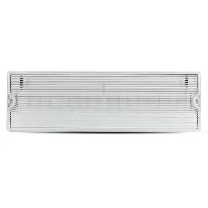 LED Emergency light EMERGENCY EXIT LED/3W/230V IP65 6000K 1200mAh