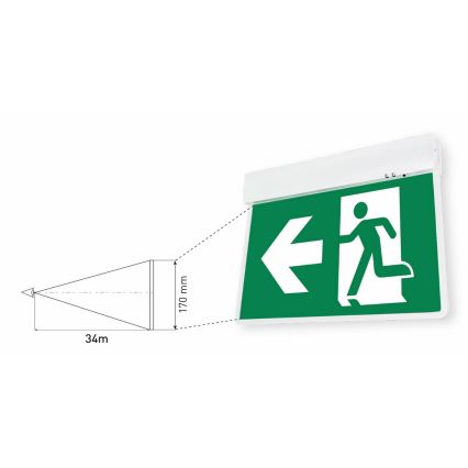 LED Emergency light LED/4,5W/230V 6500K