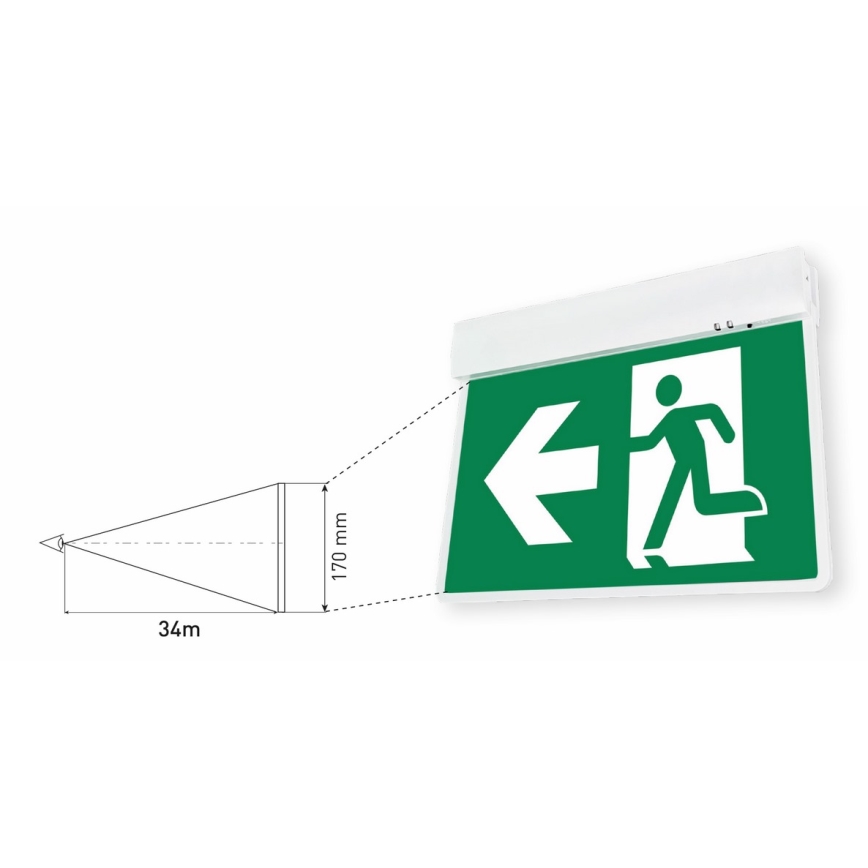LED Emergency light LED/4,5W/230V 6500K