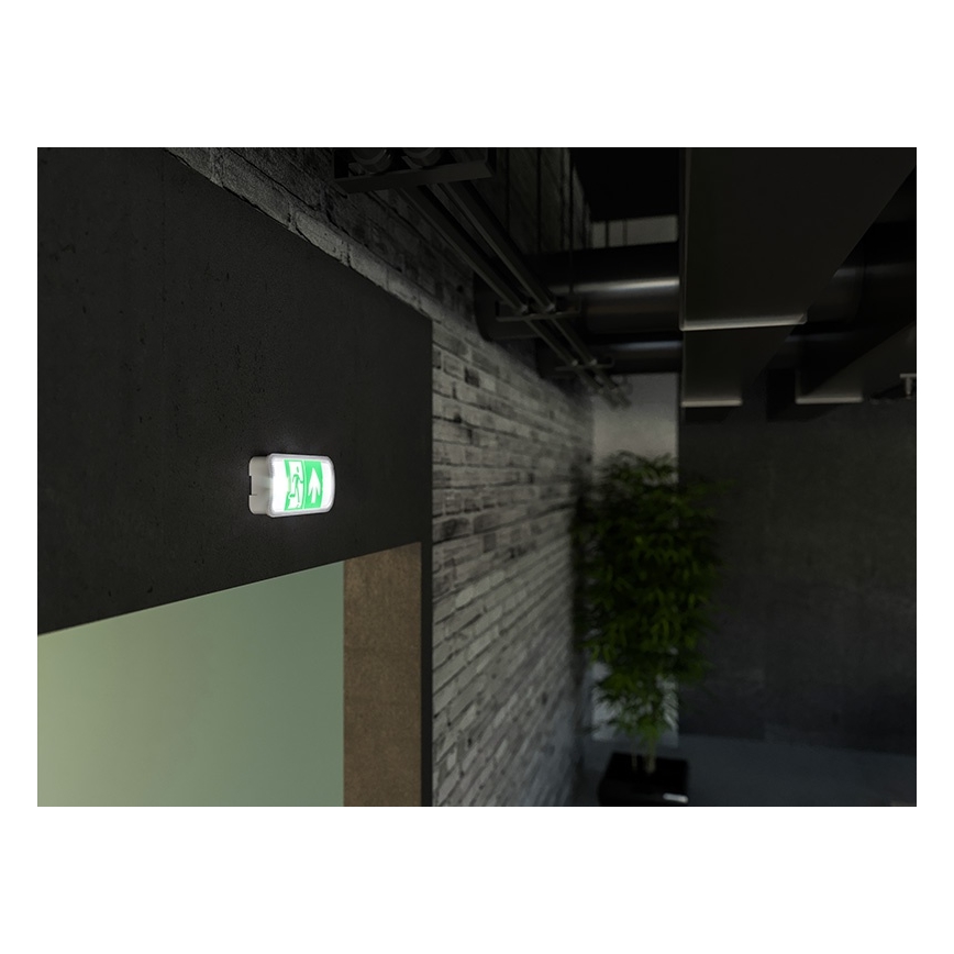 LED Emergency light VIRGO EVO LED/1W/230V 6000K IP65