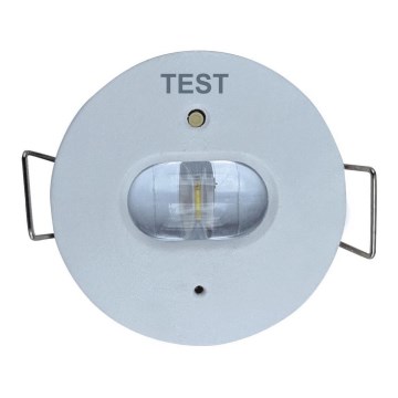 LED Emergency recessed light GATRION LED/1W/230V 6000K