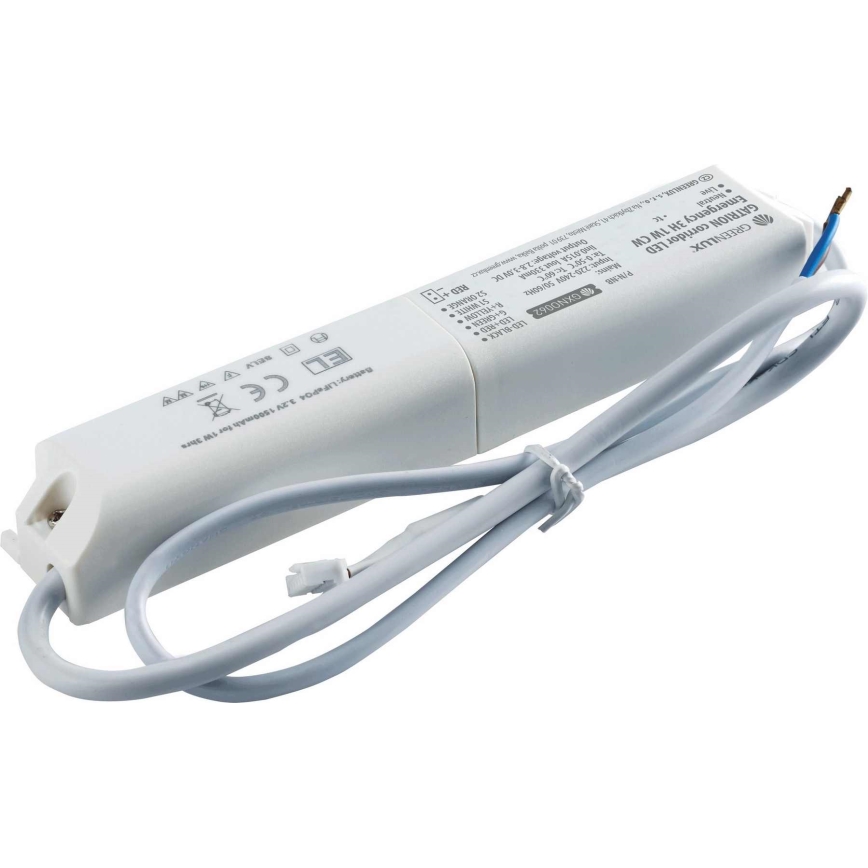 LED Emergency recessed light GATRION LED/1W/230V 6000K