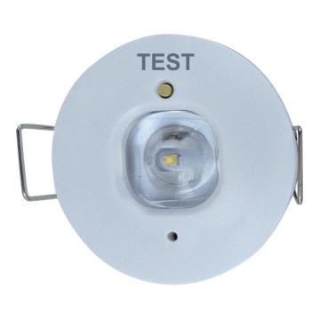 LED Emergency recessed light GATRION LED/1W/230V 6000K