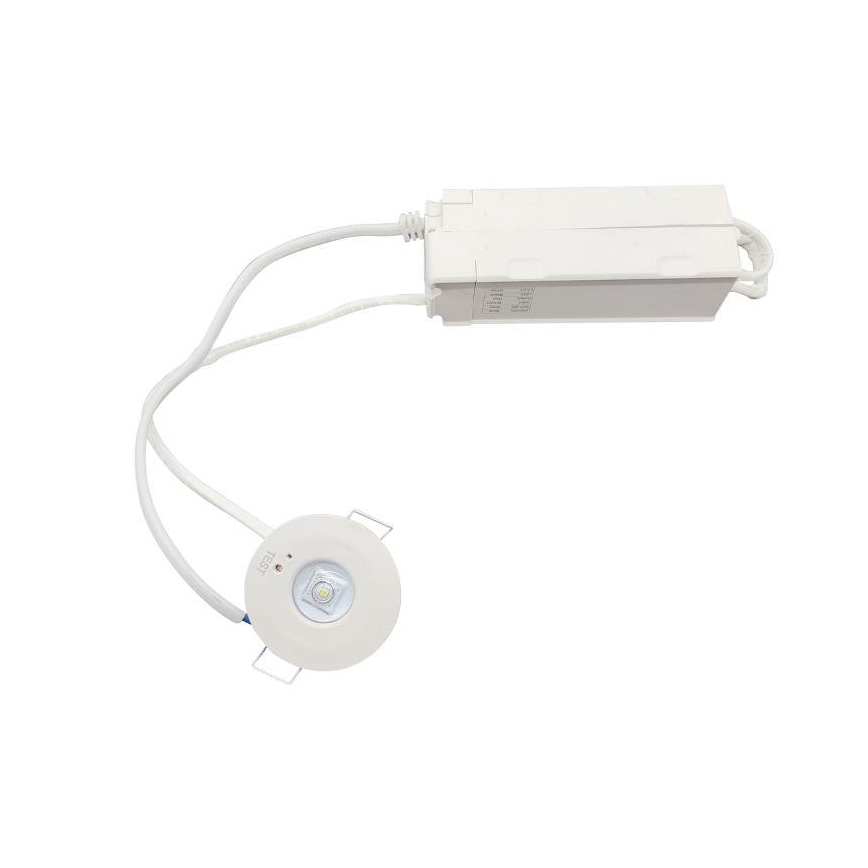 LED Emergency recessed light LED/1,2W/230V 6000K