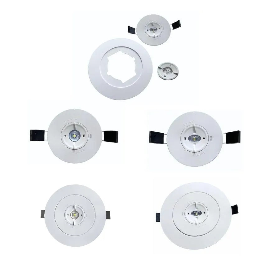 LED Emergency recessed light LED/2W/230V 6000K