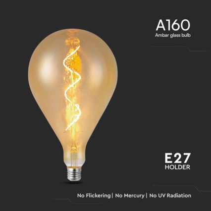 LED Filament Bulb A160 E27/4W/230V 1800K