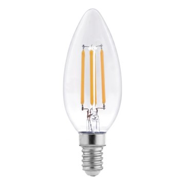 LED Filament Bulb C37 E14/6W/230V 3000K