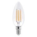 LED Filament Bulb C37 E14/6W/230V 4000K