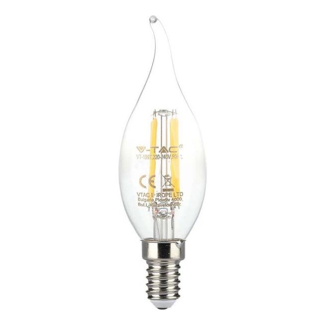 LED Filament Bulb E14/4W/230V 3000K