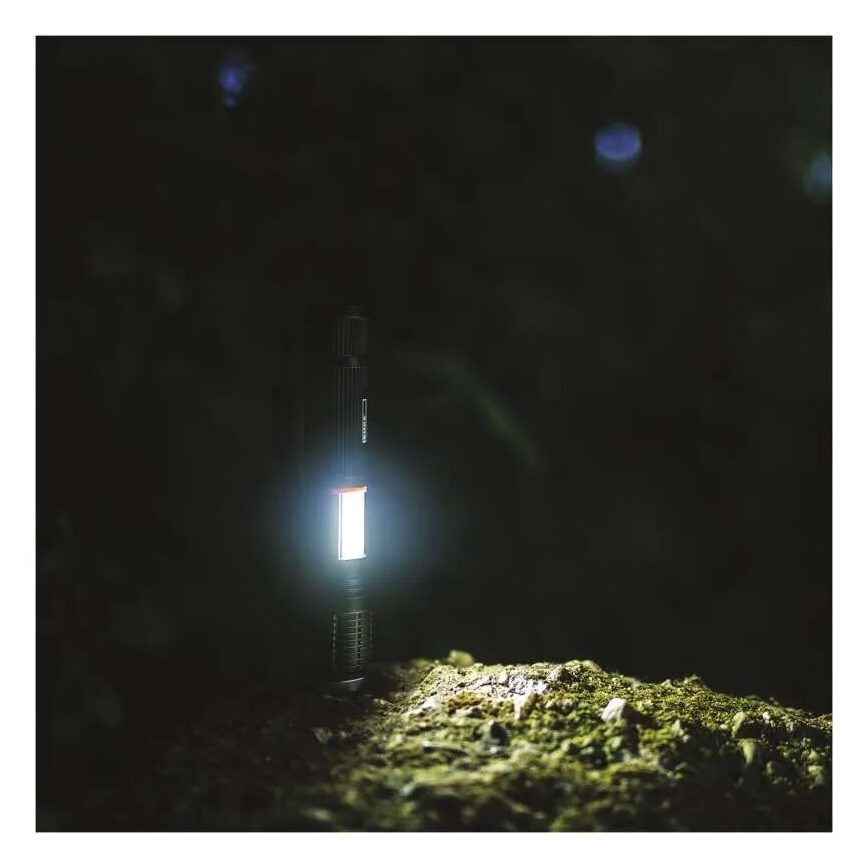 LED Flashlight 2in1 COB LED/3xAAA