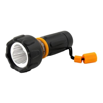 LED flashlight 2v1 HS5987M 3xLED/3xAAA black 119 mm