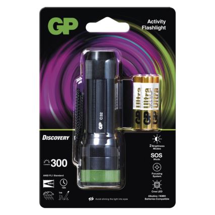 LED flashlight GP DISCOVERY C32 LED/3xAAA
