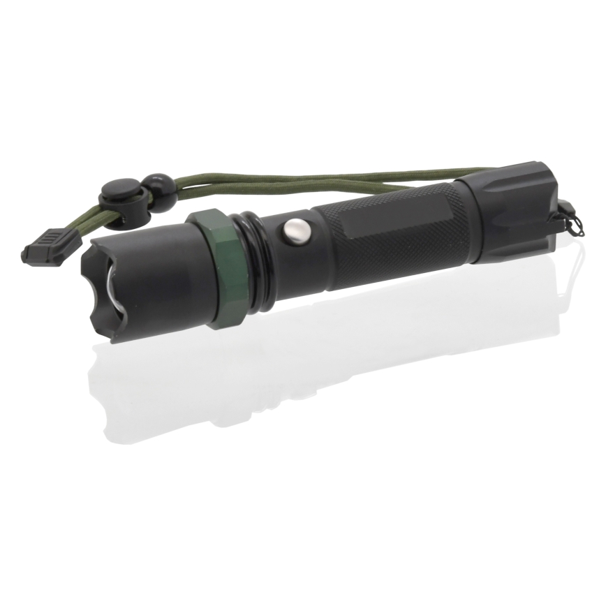 LED Flashlight LED/3W/3xAAA IP44 black