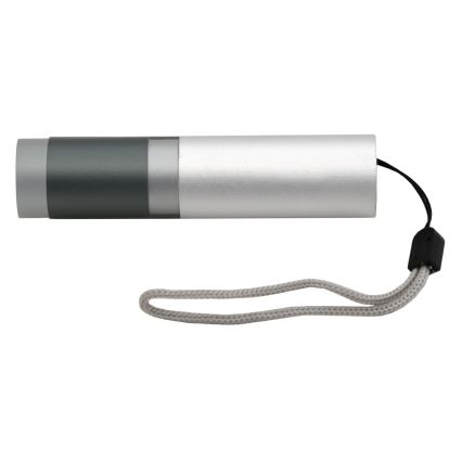 LED Flashlight LED/400mAh white/grey