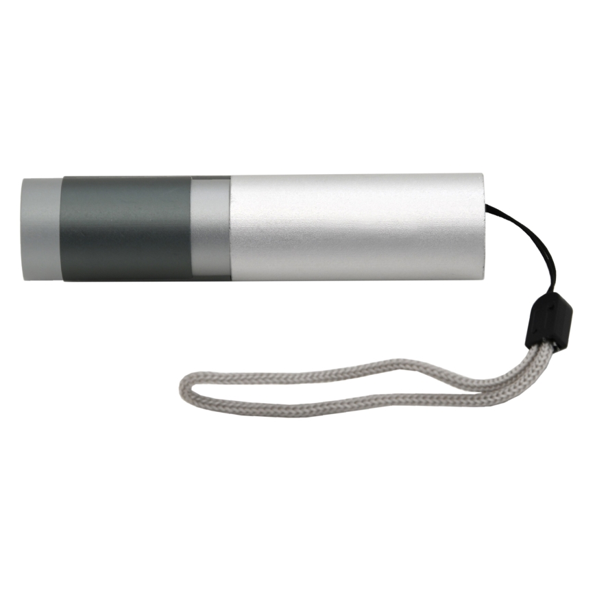LED Flashlight LED/400mAh white/grey