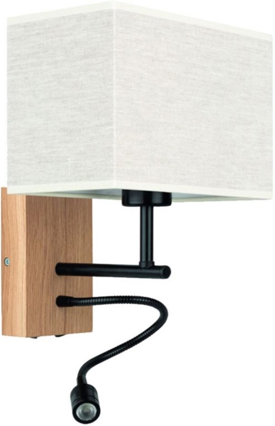 LED Flexible light BOHO 1xE27/25W + LED/1W/230V oak