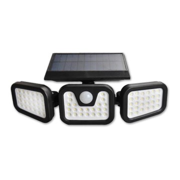 LED Flexible Solar Floodlight with Built-in Sensor LED/15W/3,7V 2400 mAh IP54 4500K