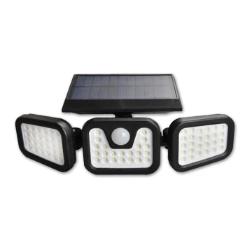 LED Flexible Solar Floodlight with Built-in Sensor LED/15W/3,7V 2400 mAh IP54 4500K