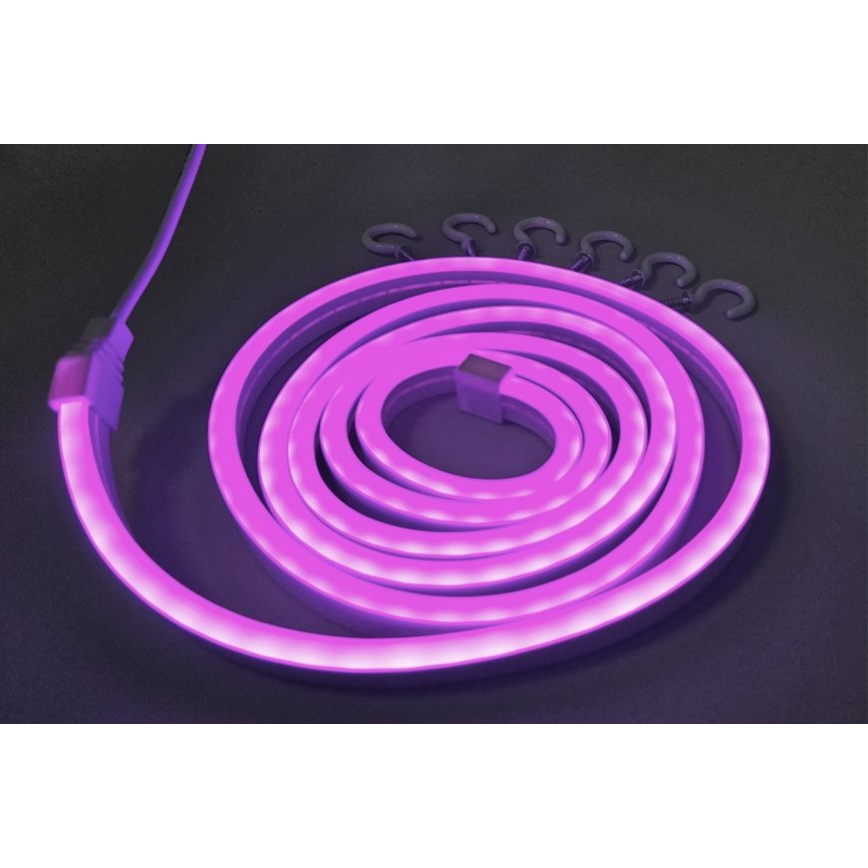 LED Flexible strip NEON LED/5V USB 1,8 m purple