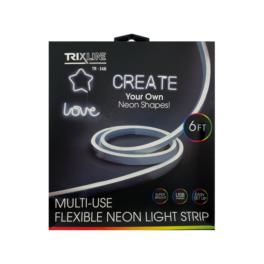 LED Flexible strip NEON LED/5V USB 1,8 m white
