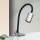 LED Flexible table lamp with clip KURT LED/5W/230V silver