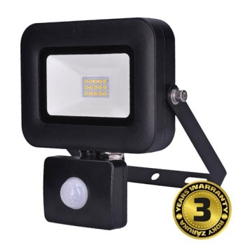 LED Flood light with a sensor LED/10W/230V IP44