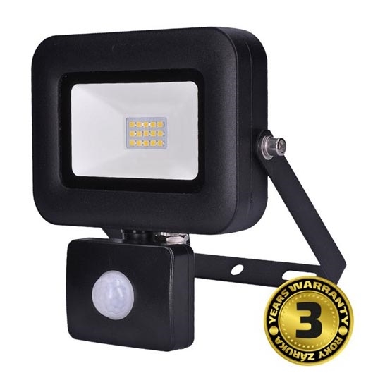 LED Flood light with a sensor LED/10W/230V IP44