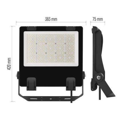 LED Floodlight AVENO LED/200W/230V 4000K 32000 lm IP66 black